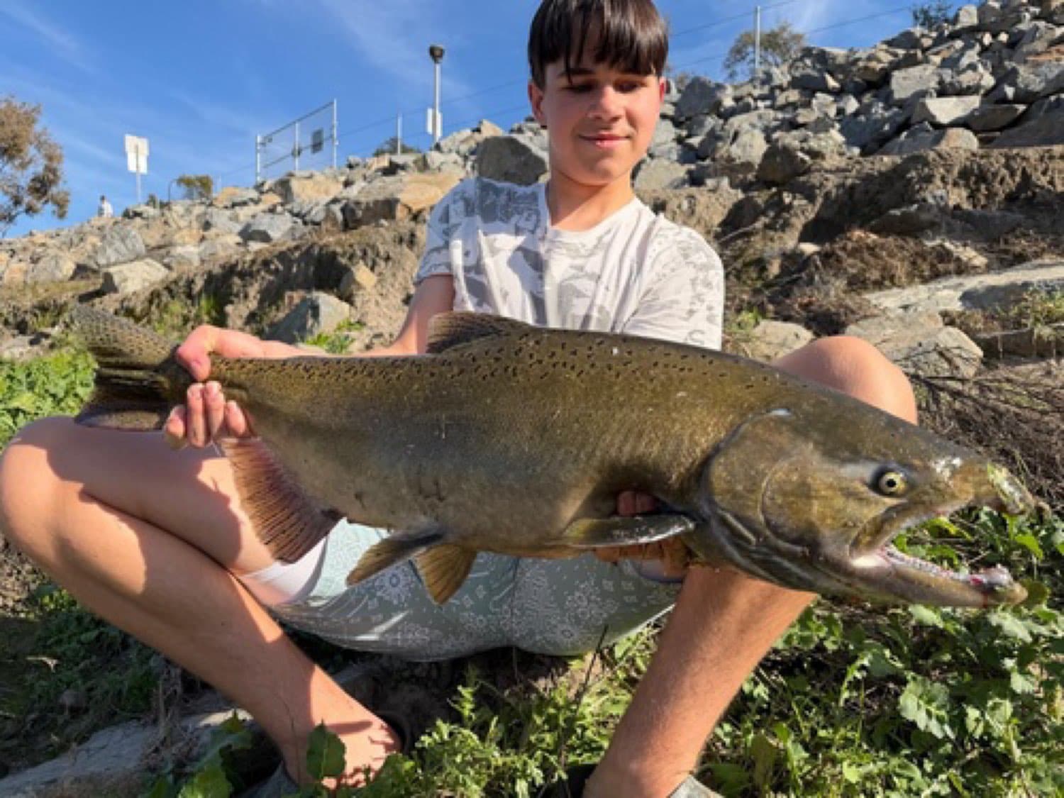 Chinook Salmon catch, 32 inches