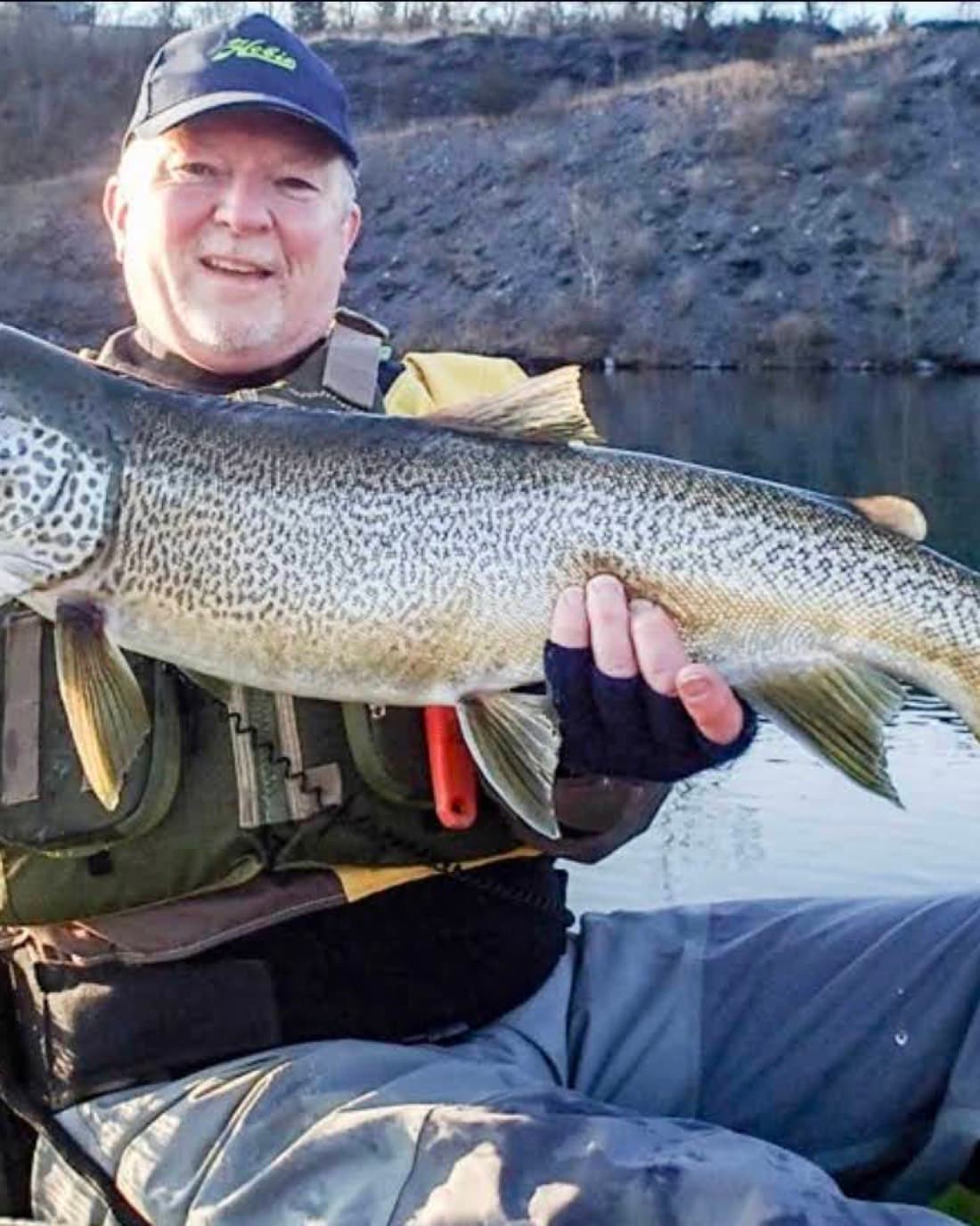 Tiger Trout catch, 28 inches