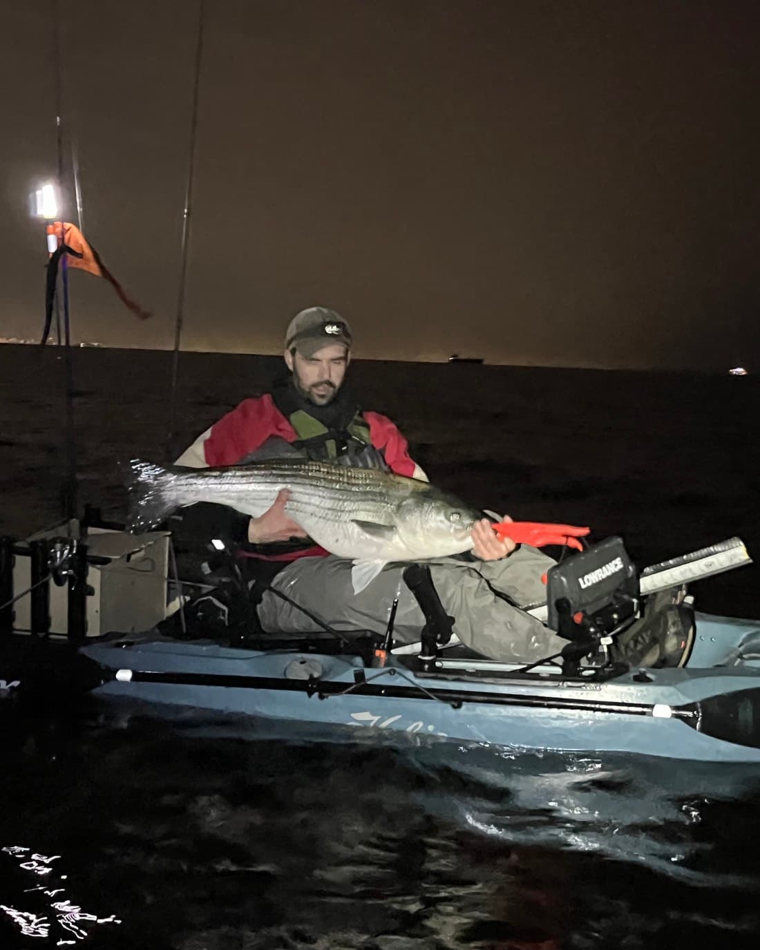 Striped Bass catch, 38 inches