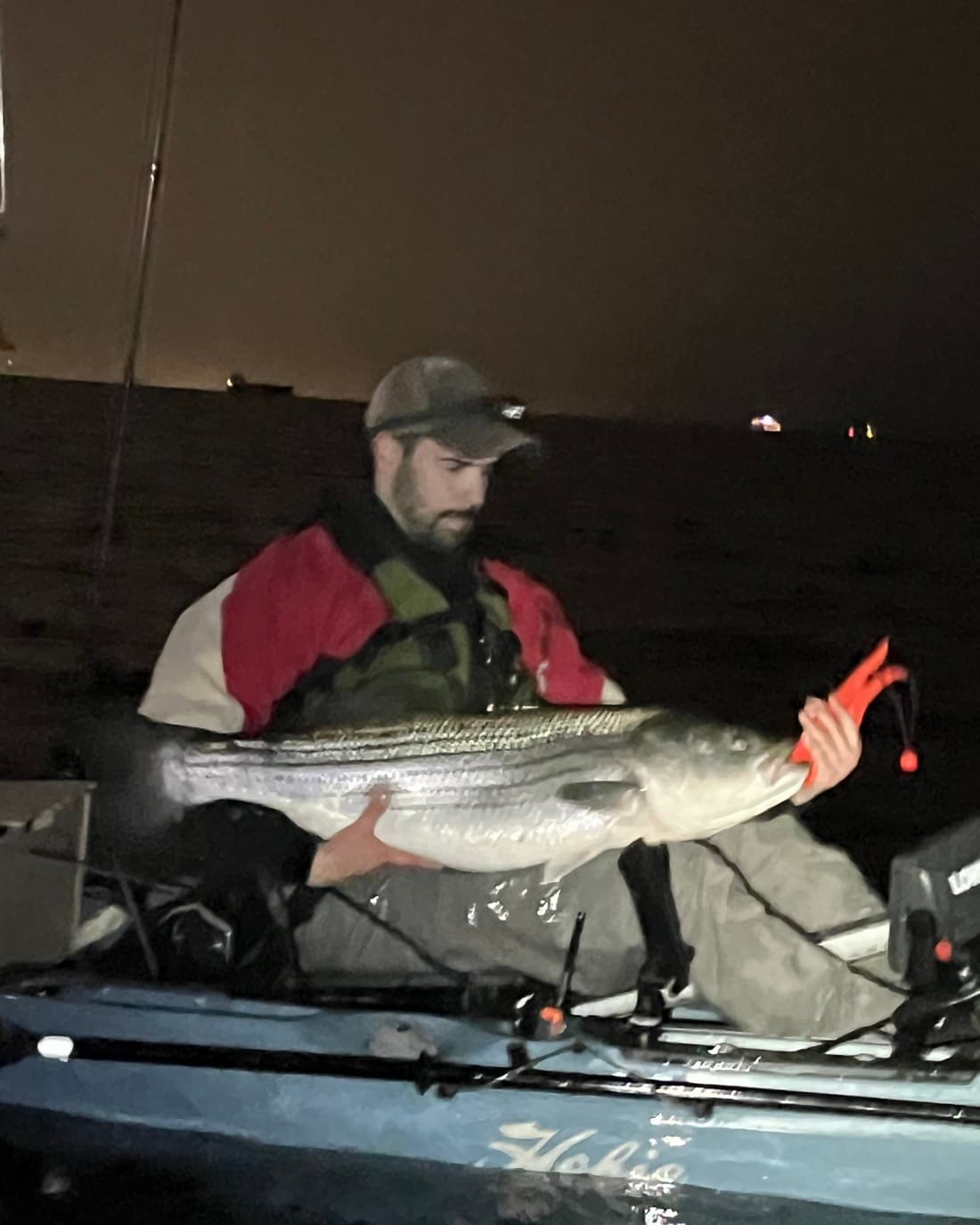 Striped Bass catch, 44 inches