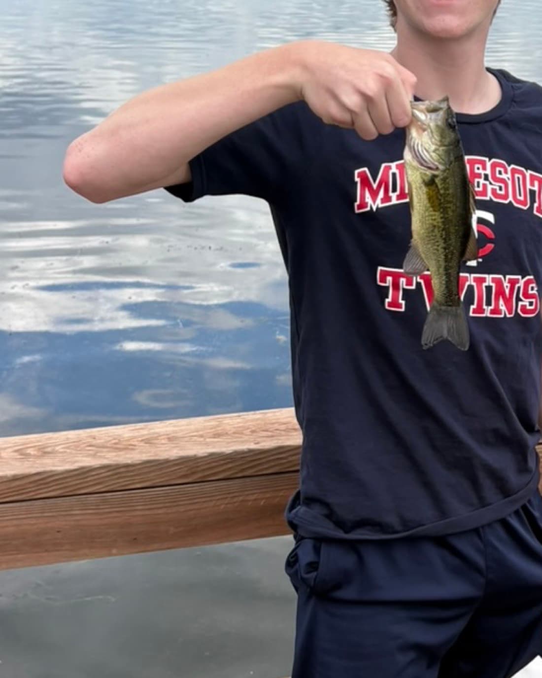 Largemouth Bass catch, 6 inches