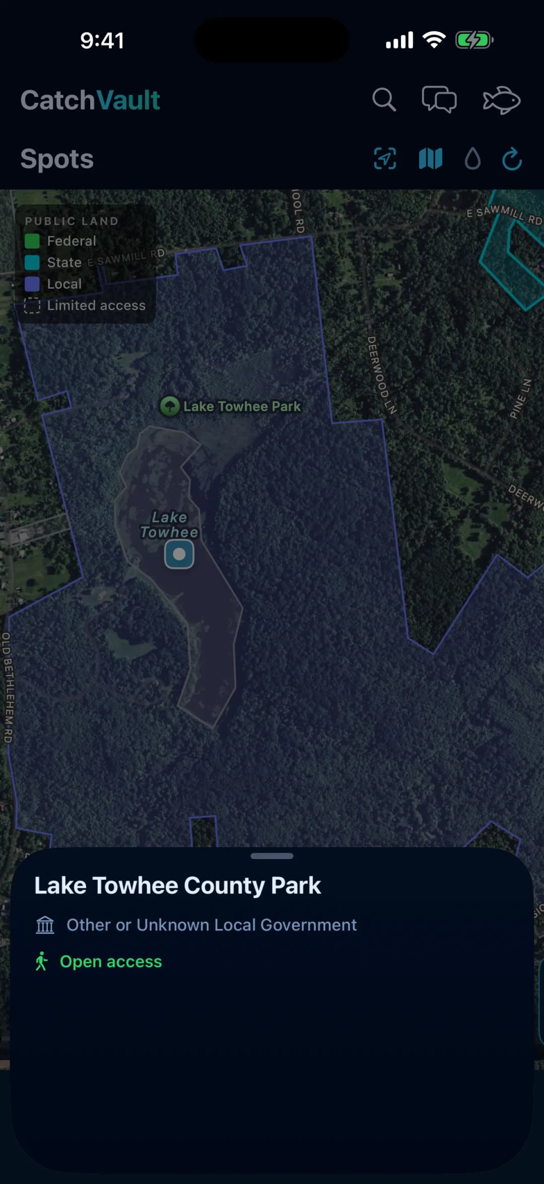 Public & Private Land, Tap for the details