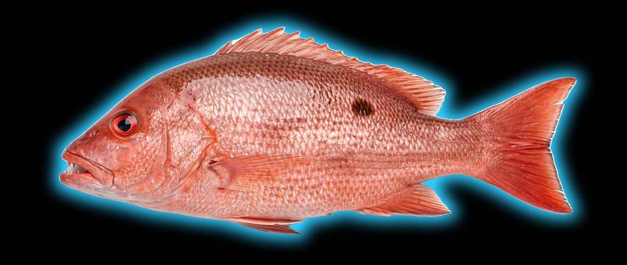 Red Snapper (Lutjanus campechanus) fish identification