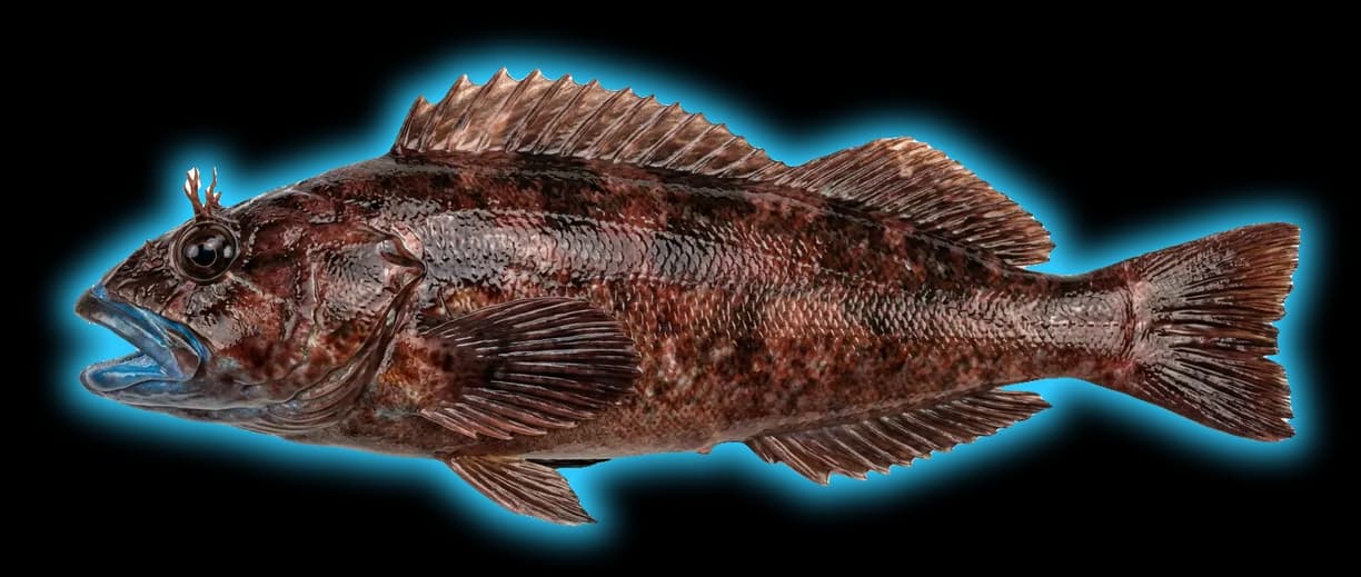 Rock Greenling (Hexagrammos lagocephalus)